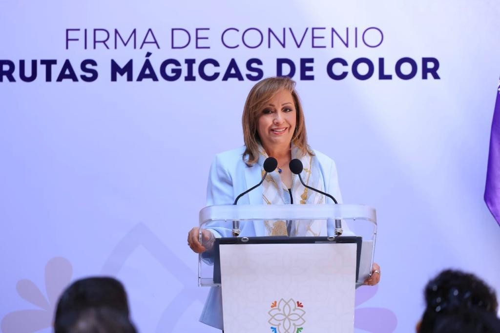 Firmó Gobierno del Estado convenio del programa rutas mágicas de color