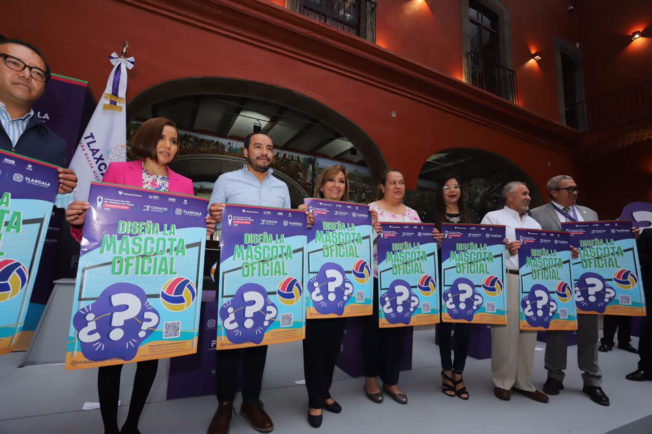 Presentan Convocatoria “Diseña la mascota del campeonato mundial de Voleibol de Playa Tlaxcala 2023”
