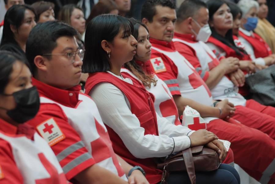 Arranque de la colecta anual 2023 de la Cruz Roja en el Congreso del Estado 