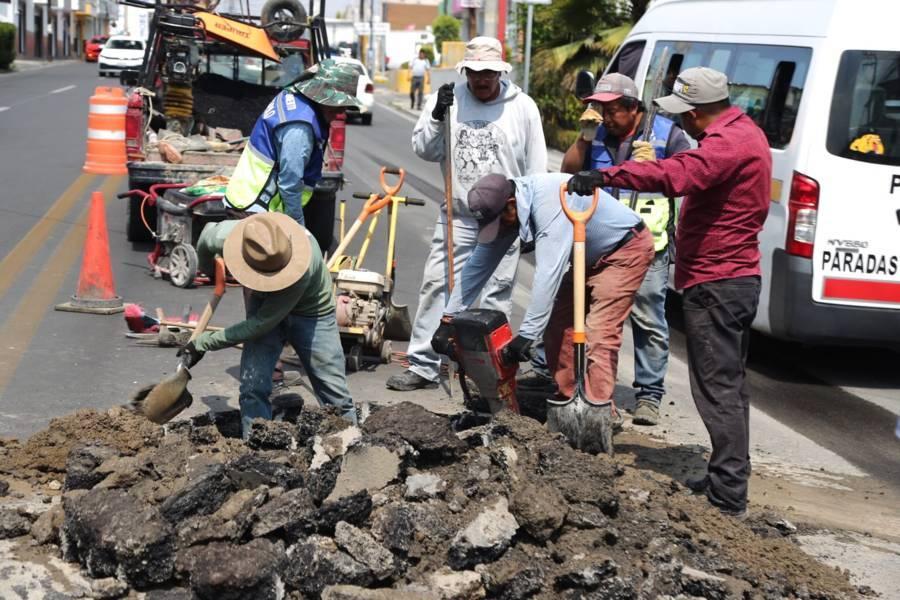 #ReporteVial | Tránsito lento por reparaciones en Ocotlán 