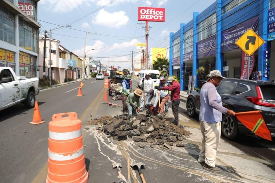 #ReporteVial | Tránsito lento por reparaciones en Ocotlán 