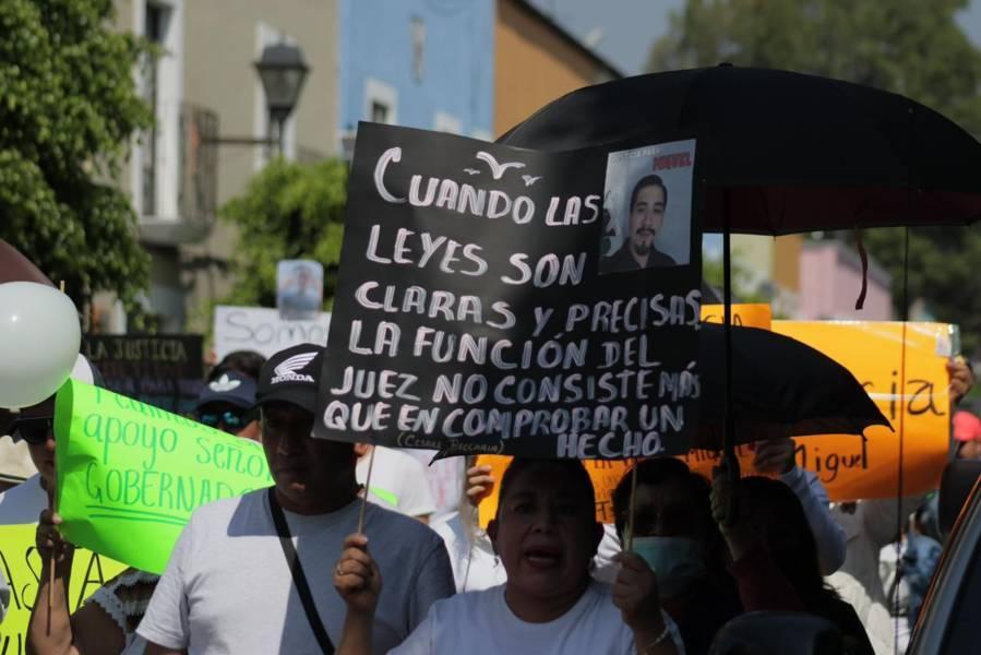 Exigen justicia por la muerte de Miguel N. 