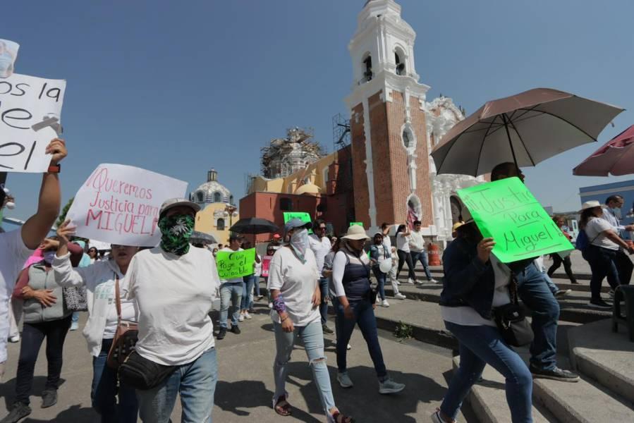 Exigen justicia por la muerte de Miguel N. 