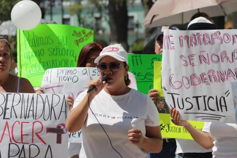 Exigen justicia por la muerte de Miguel N. 