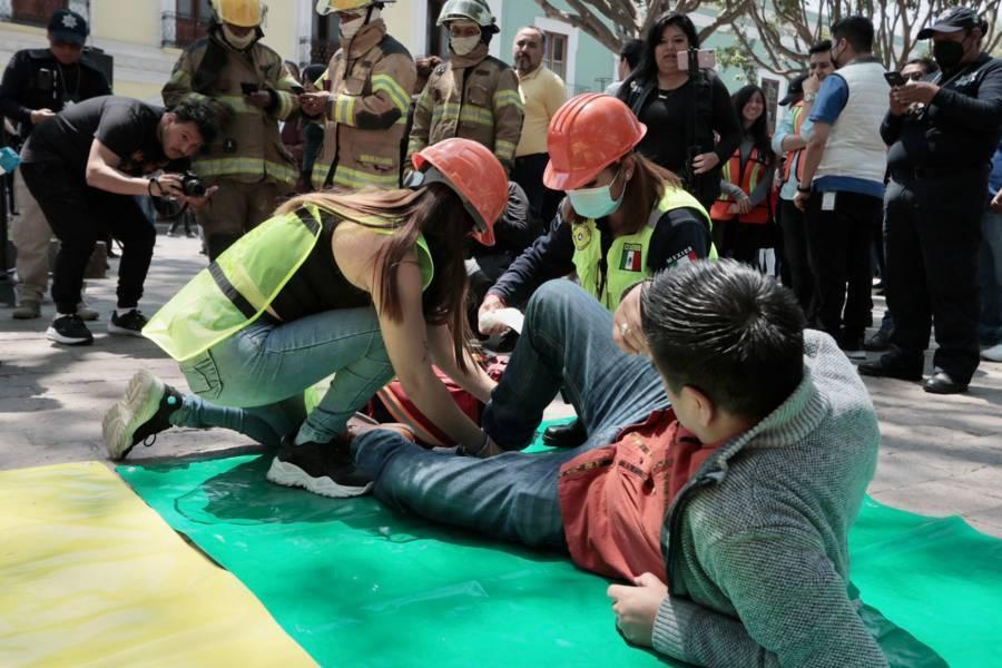Se suma Tlaxcala al simulacro nacional