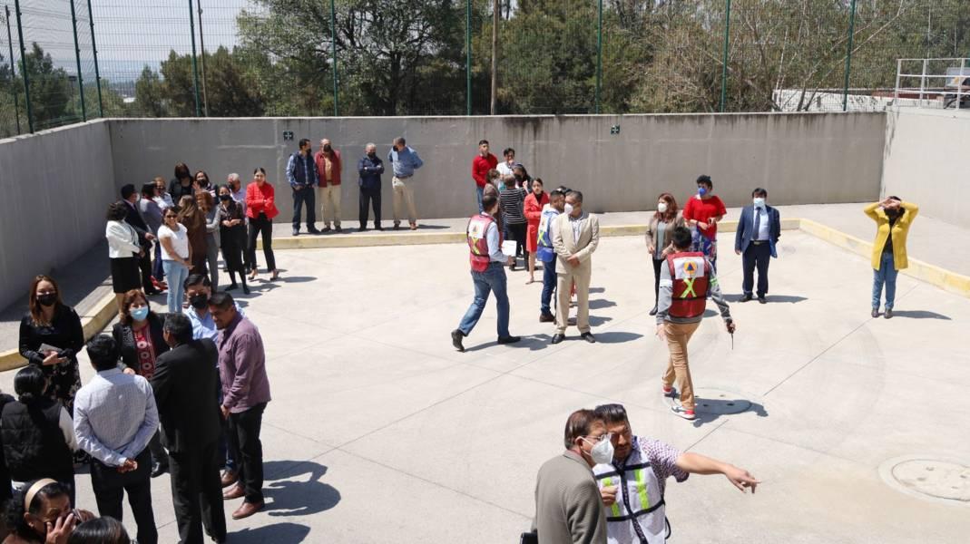 Con éxito, participa Poder Judicial en el “Simulacro Nacional 2023”