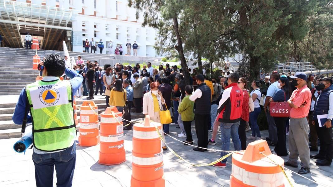 Con éxito, participa Poder Judicial en el “Simulacro Nacional 2023”