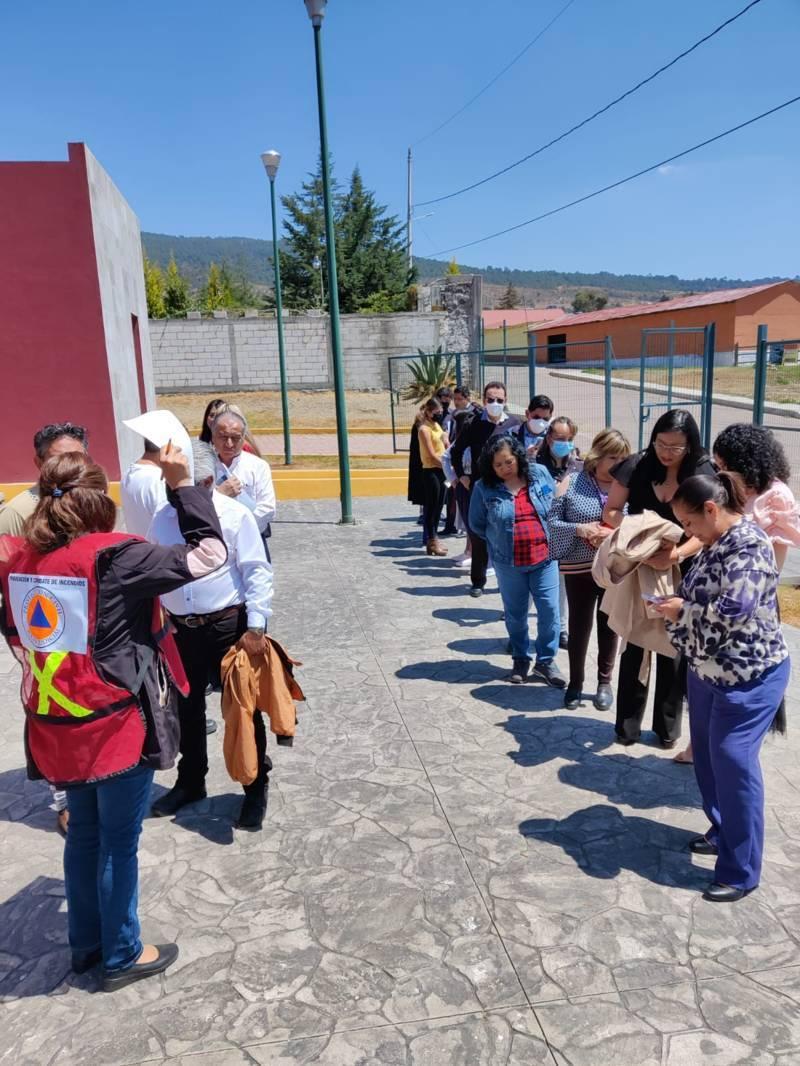 Con éxito, participa Poder Judicial en el “Simulacro Nacional 2023”
