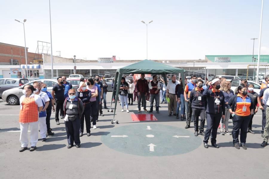 Participa Chiautempan en el Primer Simulacro Nacional por Sismo 2023