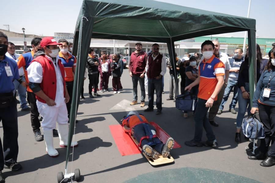 Participa Chiautempan en el Primer Simulacro Nacional por Sismo 2023