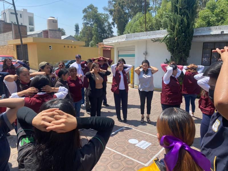 Participa Chiautempan en el Primer Simulacro Nacional por Sismo 2023