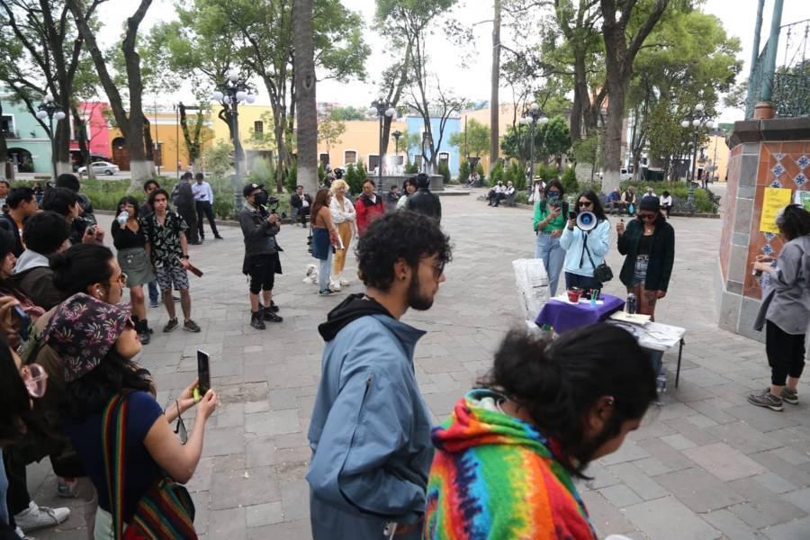 Concentración pacífica a favor de la Cannabis en Tlaxcala 
