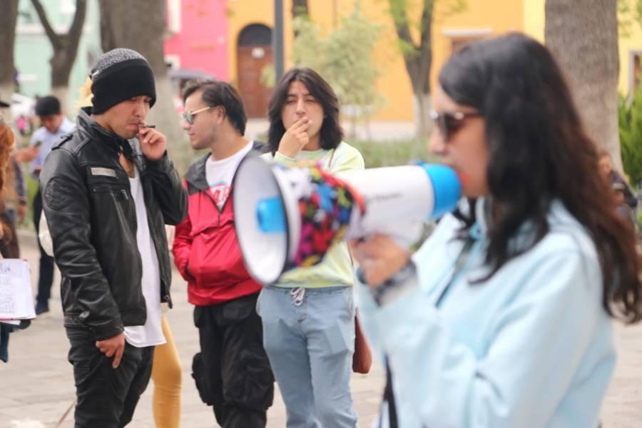 Concentración pacífica a favor de la Cannabis en Tlaxcala 