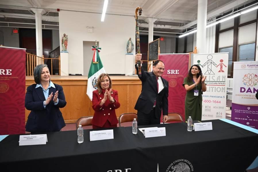 Testificó Gobernadora reencuentro familiar "Uniendo historias" en el consulado general de México en Nueva York