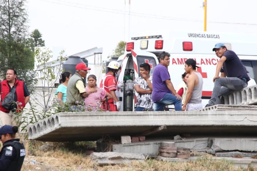 Un lesionado deja disputa por predio en Zacatelco 