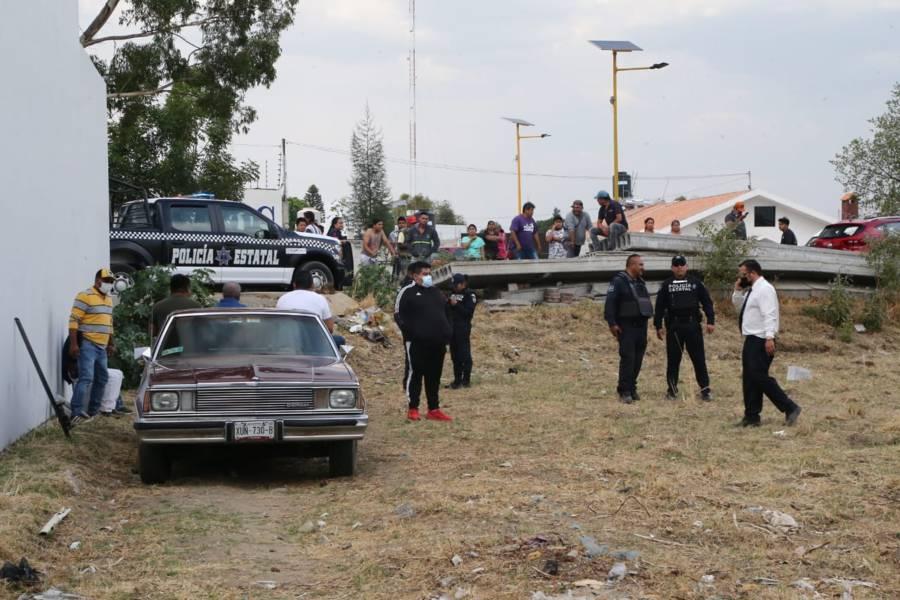 Un lesionado deja disputa por predio en Zacatelco 