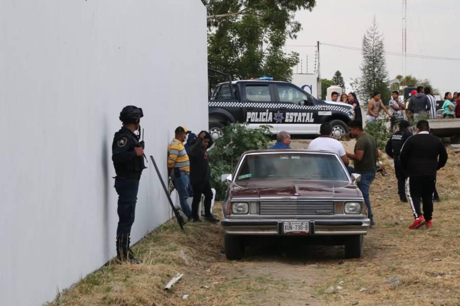 Un lesionado deja disputa por predio en Zacatelco 