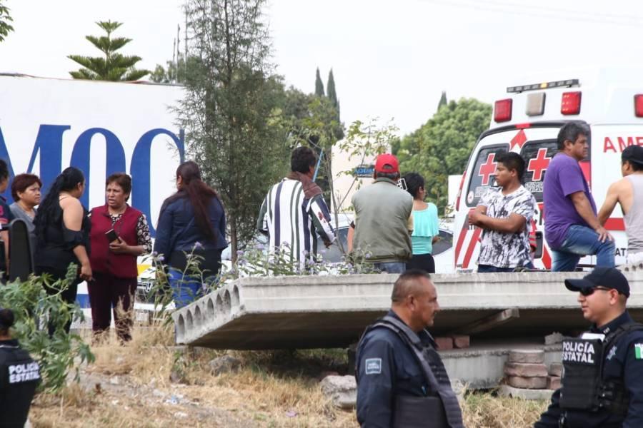 Un lesionado deja disputa por predio en Zacatelco 