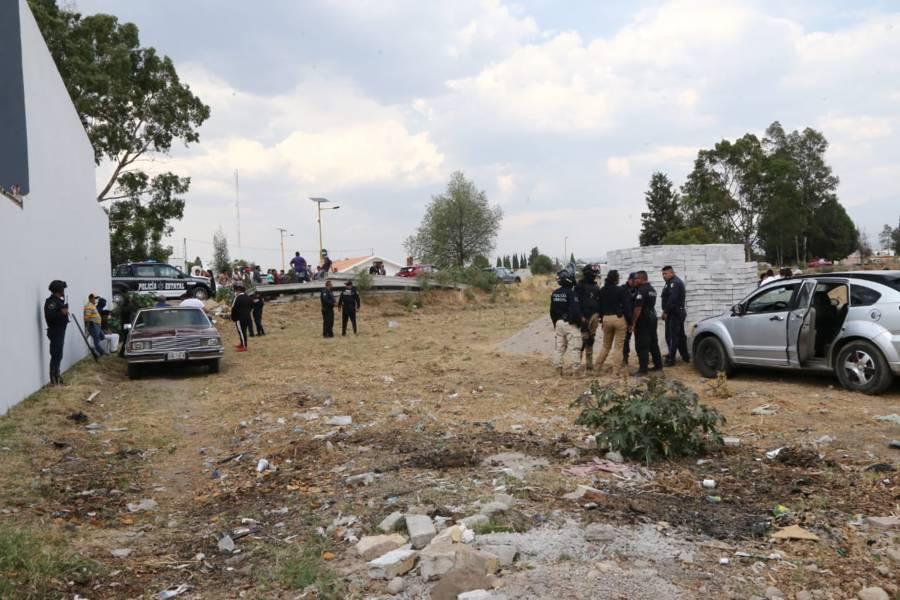 Un lesionado deja disputa por predio en Zacatelco 