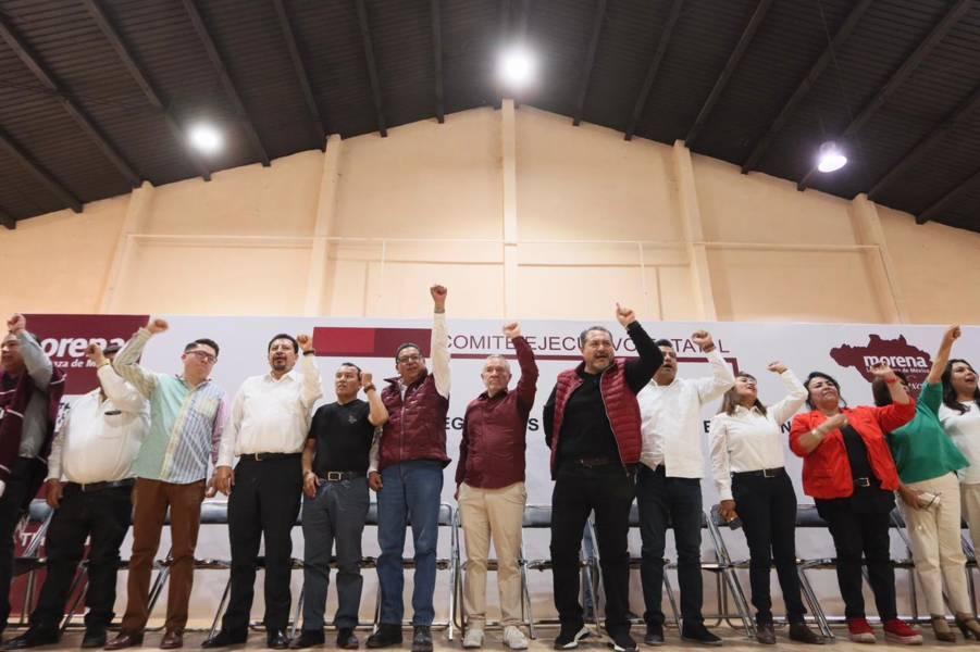 Toma de protesta a los integrantes de los comités en defensa de la 4T