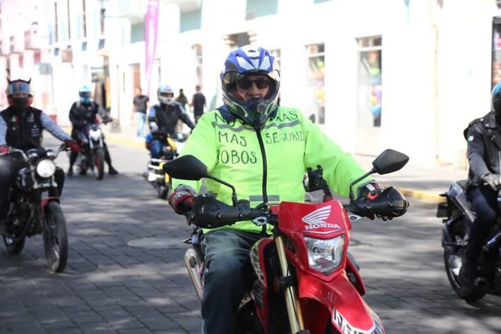 Realizan rodada contra la inseguridad