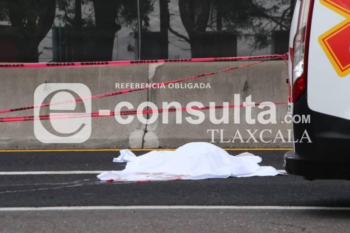 Muere masculino atropellado en Xaloztoc