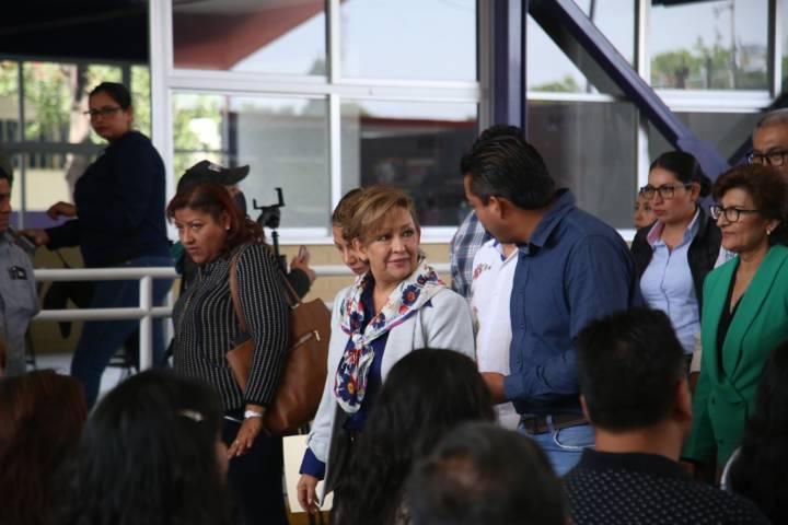 Entrega gobernadora Lorena Cuéllar, rehabilitación y construcción de obra del CAM 1