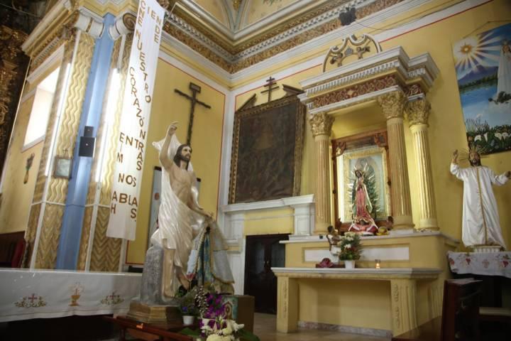 Aspectos Iglesia de Santa María Acuitlapilco 