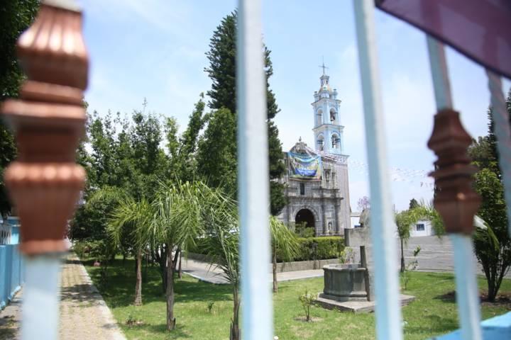 Aspectos Iglesia de Santa María Acuitlapilco 