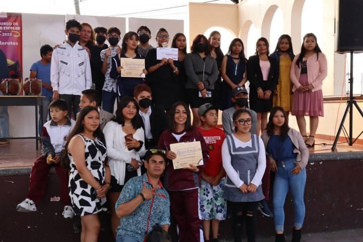 Con Gran Éxito se desarrolló en Contla el "Primer Concurso de Teatro Escolar"