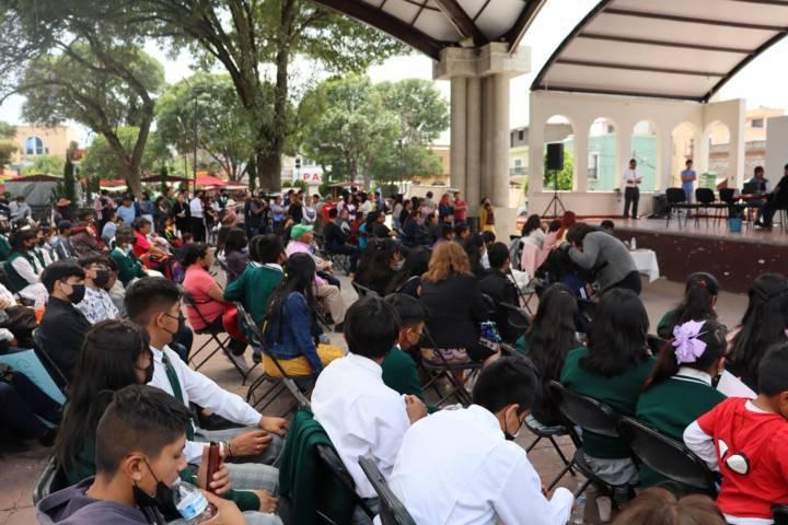 Con Gran Éxito se desarrolló en Contla el "Primer Concurso de Teatro Escolar"