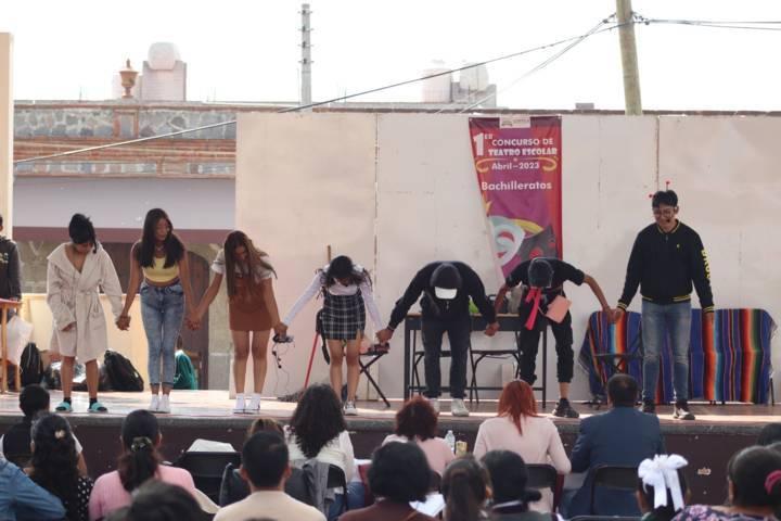 Con Gran Éxito se desarrolló en Contla el "Primer Concurso de Teatro Escolar"