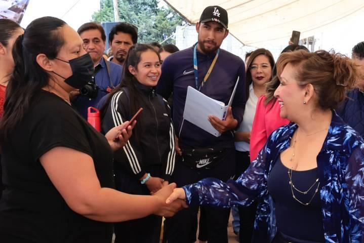 Inauguró Gobernadora obra pública en Cuapiaxtla
