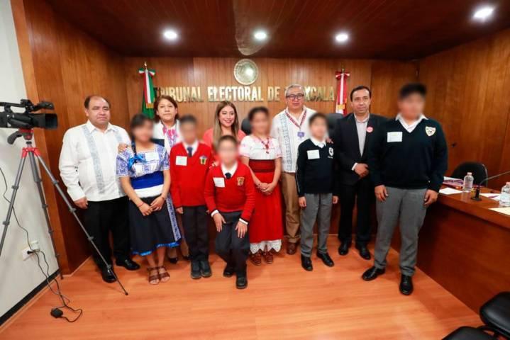 Realizan “Tribunal Electoral Infantil Tlaxcala 2023”