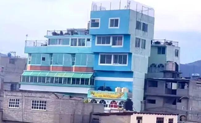 Captan en Ecatepec una casa construida al revés