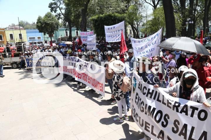 Arriban alumnos, padres y docentes de CBTIS de Tlaxcala 