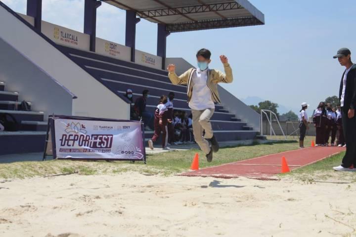 Activa IDET programa "Deporfest" para niños tlaxcaltecas