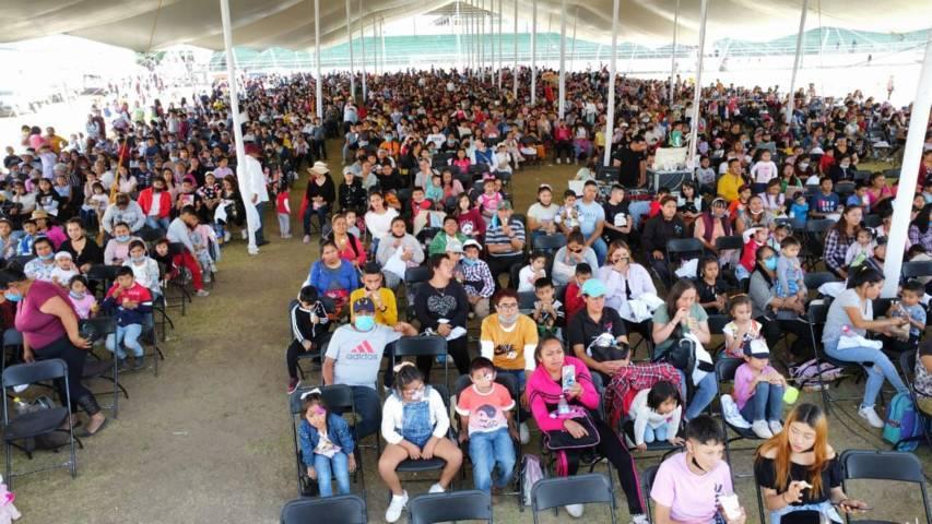 Magna celebración del Día del Niño y la Niña en Chiautempan 
