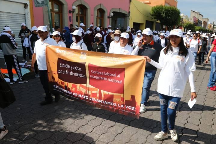 Marchan maestros este 1 de Mayo 