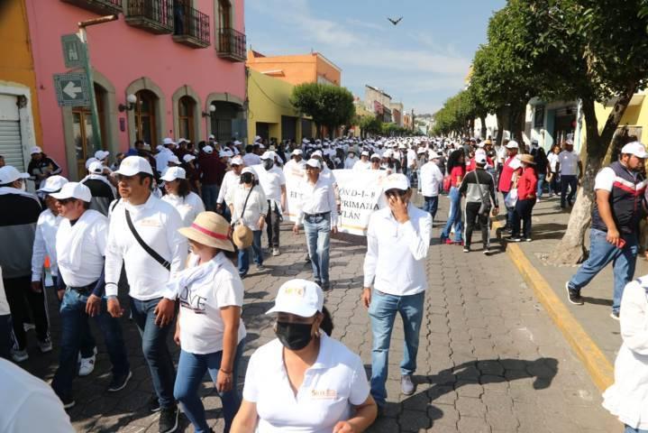 Marchan maestros este 1 de Mayo 