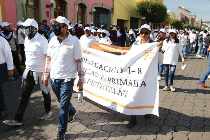 Marchan maestros este 1 de Mayo 