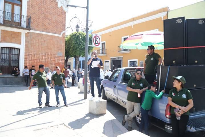 Se manifiestan sindicatos este 1 de mayo 