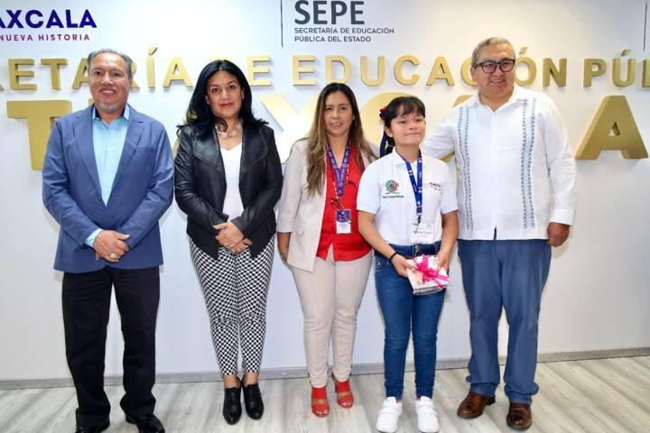 Participa Presidenta del TSJ en abanderamiento de las Niñas Legisladoras Federales de Tlaxcala   
