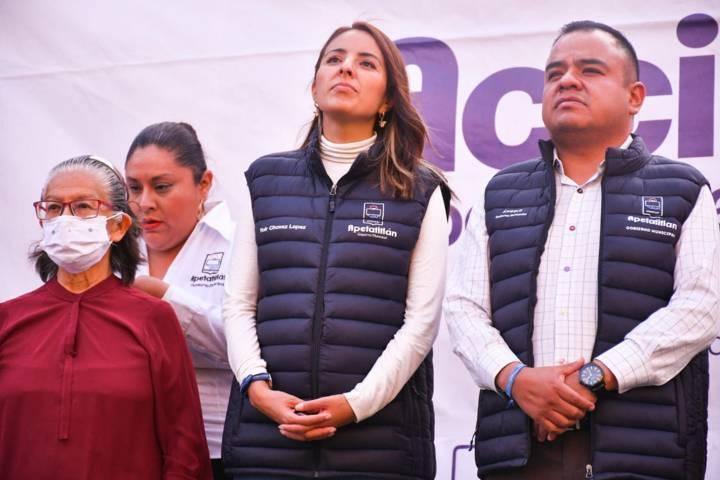 Con más de 800 mil pesos mejoran imagen urbana en Apetatitlan 