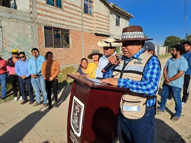 Pobladores de San Pablo del Monte reconocen labor del alcalde Raúl Tomás Juárez Contreras