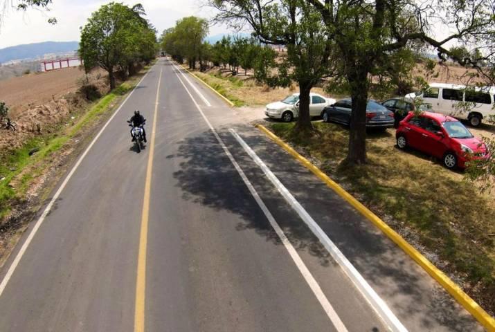 Entregó Gobernadora Lorena Cuéllar rehabilitación de carretera Calpulalpan–La Soledad