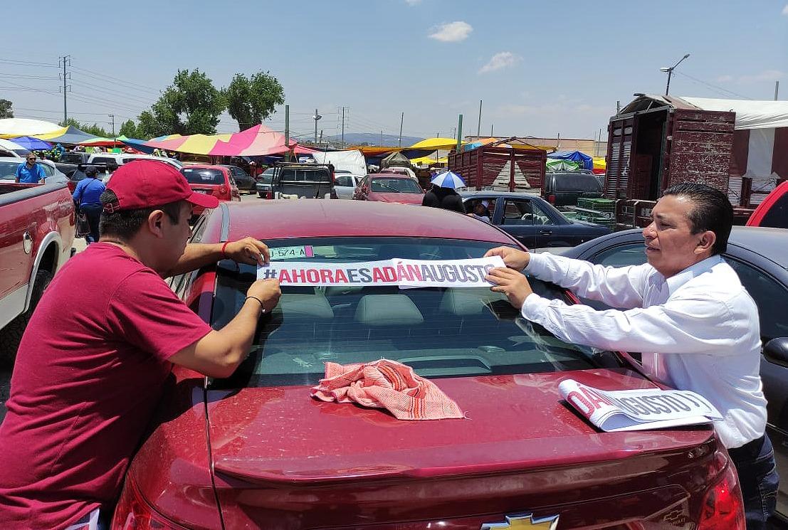 Se suman ciudadanos de Zacatelco, Apizaco y Tlaxcala al movimiento #AhoraEsAdánAugusto