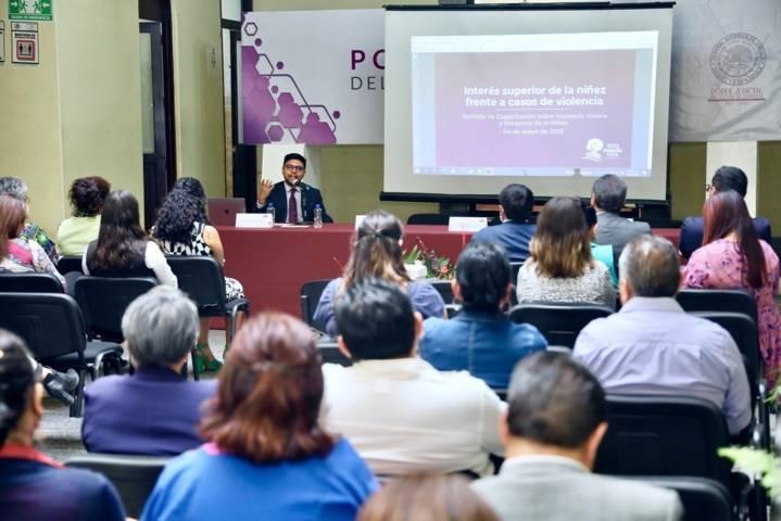 Inicia “Jornada de Capacitación sobre Violencia Vicaria y Derechos de la Niñez”, en el Poder Judicial del Estado 