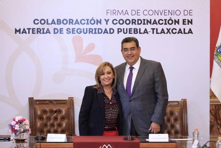 Fortalecen Gobiernos de Tlaxcala y Puebla acciones conjuntas en seguridad