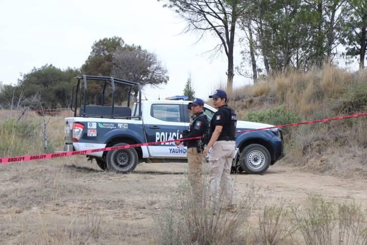 Con huellas de violencia y desnudo localizan cadáver de un hombre en Yauhquemehcan 